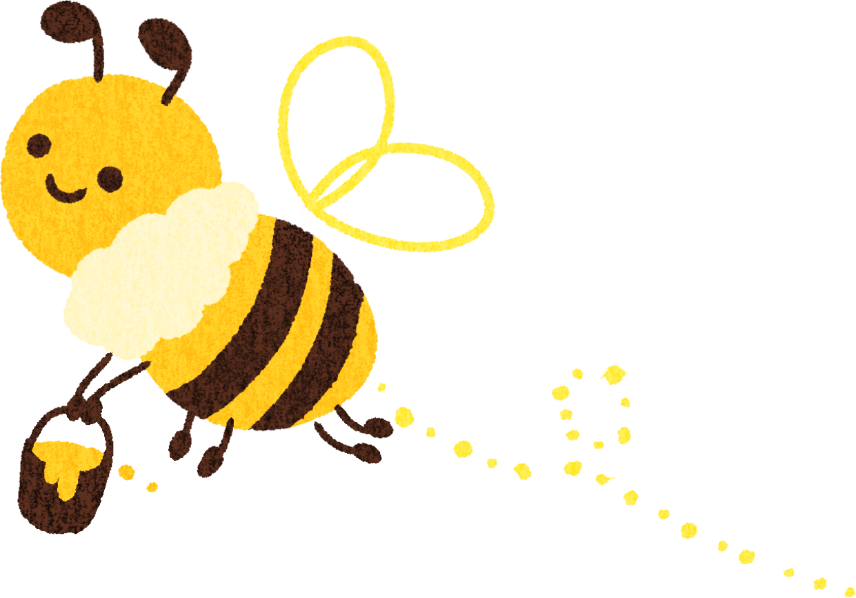 ミツバチのイラスト